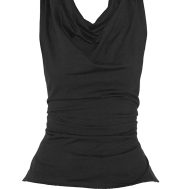 c40b8f52a510fb25216bc77a96600360385c1f37_CNM4292_5_black_cotton_ruched_waist_sleeveless_top