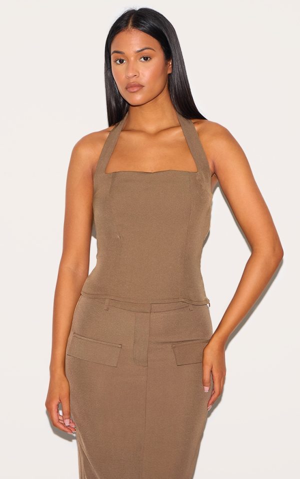 c8f3e6c6223bd2335f4156c8b7d6c77dfecf49b0_CNL8618_1_tall_chocolate_tailored_woven_halterneck_top
