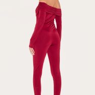cf16511d3bea9a129a9c30727d31c0a473793dca_CNM3126_2_burgundy_double_layer_slinky_bardot_straight_leg_jumpsuit