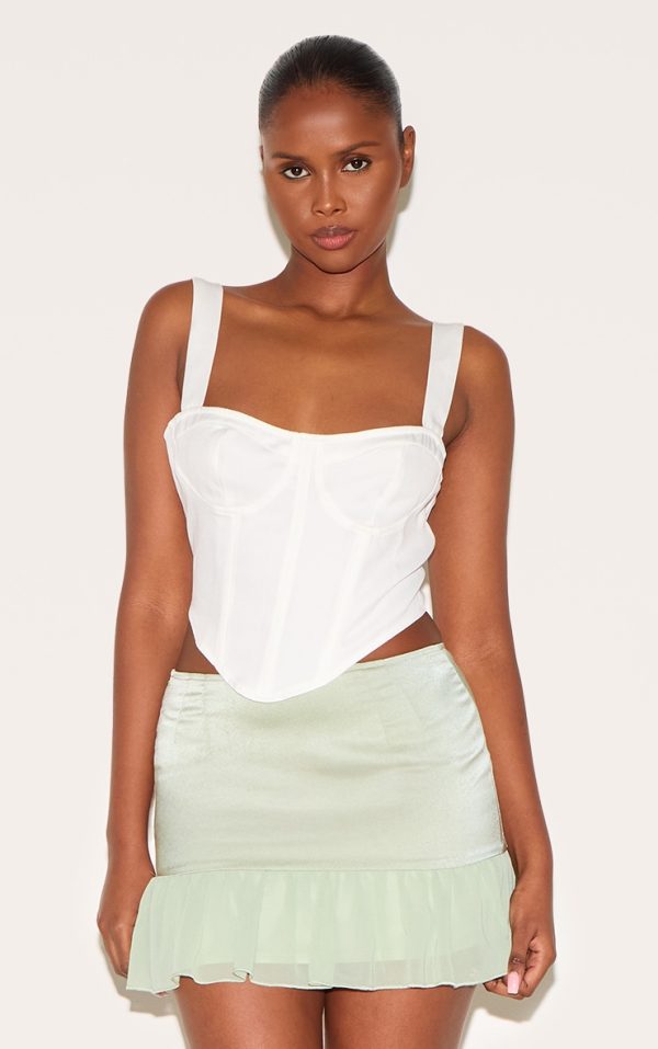 d7937e9a7e79a845212c5df9e6fbde2733da1410_CNM0515_4_sage_satin_chiffon_frill_hem_mini_skirt-1