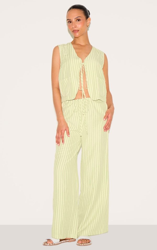 d8a0ab3807a33ac34e8b1c938a94800f118f6fe4_CNM9054_1_petite_olive_striped_woven_wide_leg_trousers
