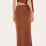 d965bfc722e7849d73ab42263aa23a7c66db8c14_CNM5344_1_chocolate_mid_rise_satin_maxi_skirt