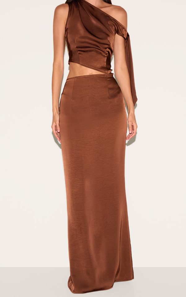 d965bfc722e7849d73ab42263aa23a7c66db8c14_CNM5344_1_chocolate_mid_rise_satin_maxi_skirt