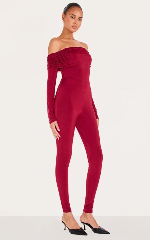 daa1cfe4690df49045ea08b3ec272d13e1830c9f_CNM3126_3_burgundy_double_layer_slinky_bardot_straight_leg_jumpsuit