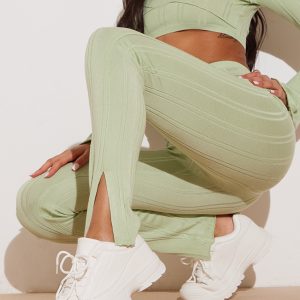 White Chunky Cleated Sole Trainers