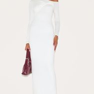 df9bb83cdb86855536eaa56e1b5236f265c967f0_CNM3147_1_cream_double_contour_twist_detail_long_sleeve_maxi_dress