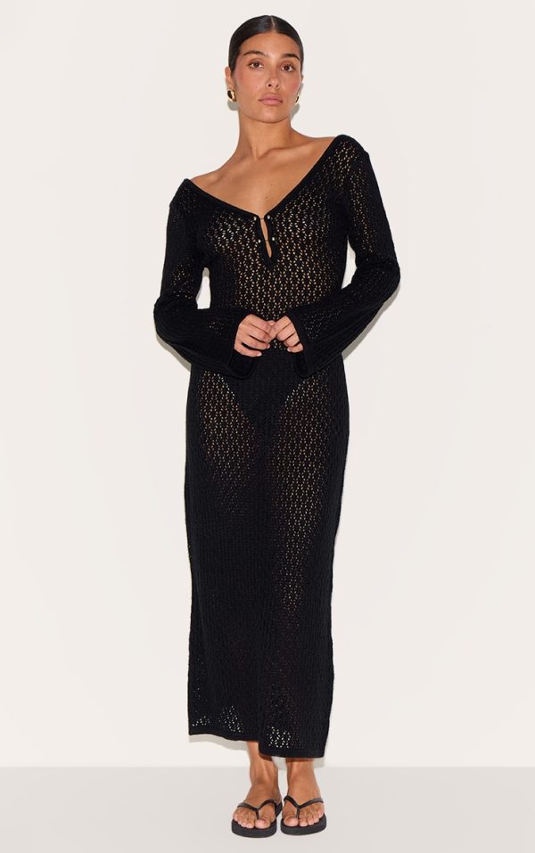 dfb8945419658ef4cc7f23fb78663ec41e907401_CNM4788_1_petite_black_knit_v_neck_maxi_dress