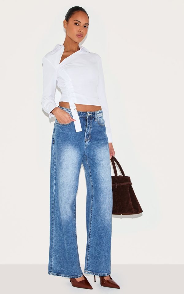 dff3c9b75d5573184300a3a794a74d5e0ca105b4_CNK9594_3_white_ruched_buckle_asymmetric_shirt