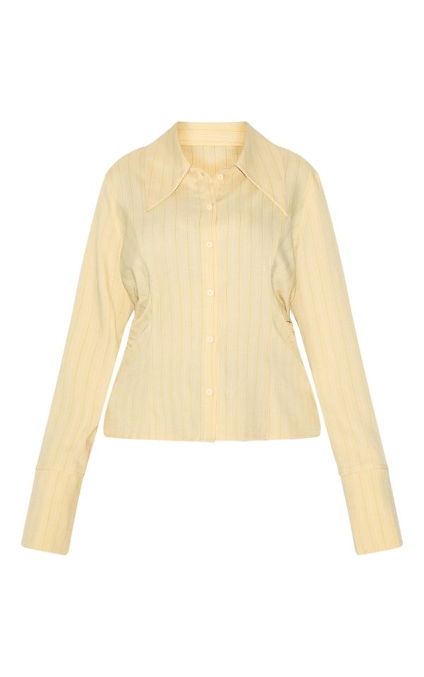 e100345bbe87fde75a1503a4dbfe7161274c47a8_CNM2503_5_plus_yellow_pinstripe_oversized_collar_fitted_shirt