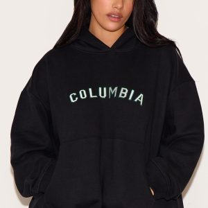 Plus Black Columbia Hoodie