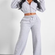 e936e32a083c78cd29438eae19716785c0fb4f14_CNK5745_3_shape_grey_marl_distressed_elasticated_waistband_cropped_hoodie