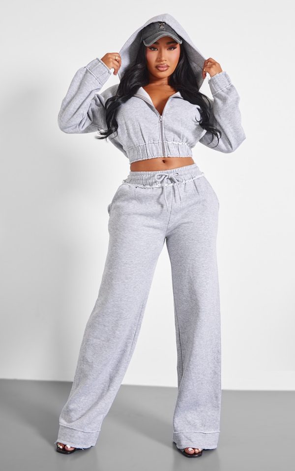 e936e32a083c78cd29438eae19716785c0fb4f14_CNK5745_3_shape_grey_marl_distressed_elasticated_waistband_cropped_hoodie