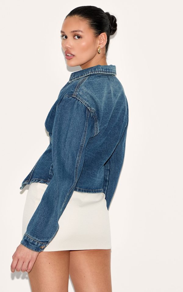 eda17ebdac60bf92d6a608f09d14142cbf9f4005_CNL7968_2_mid_blue_wash_cinched_waist_split_hem_balloon_sleeve_shirt