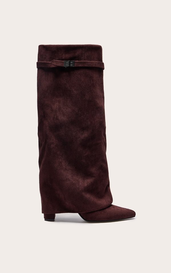 f040fed31b4263aad8475b0d04038b6e0e502946_CNL2567_1_chocolate_faux_suede_point_toe_fold_over_knee_block_heeled_boots