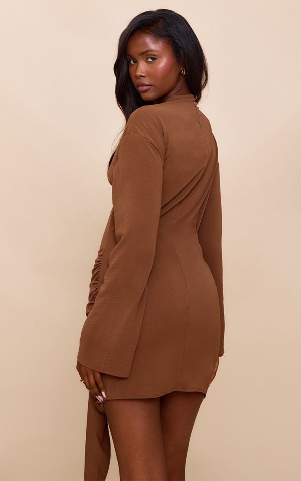 f2f2be3746dd3ed5545dba0d5110f823a2814527_CNM1584_2_chocolate_woven_plunge_wrap_shirt_dress