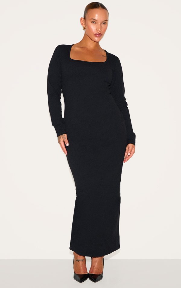 f3c907fcd00e16b5bbd0cd2c95ab3b2458de0452_CNM0822_1_plus_black_contour_sculpt_square_neck_midaxi_dress