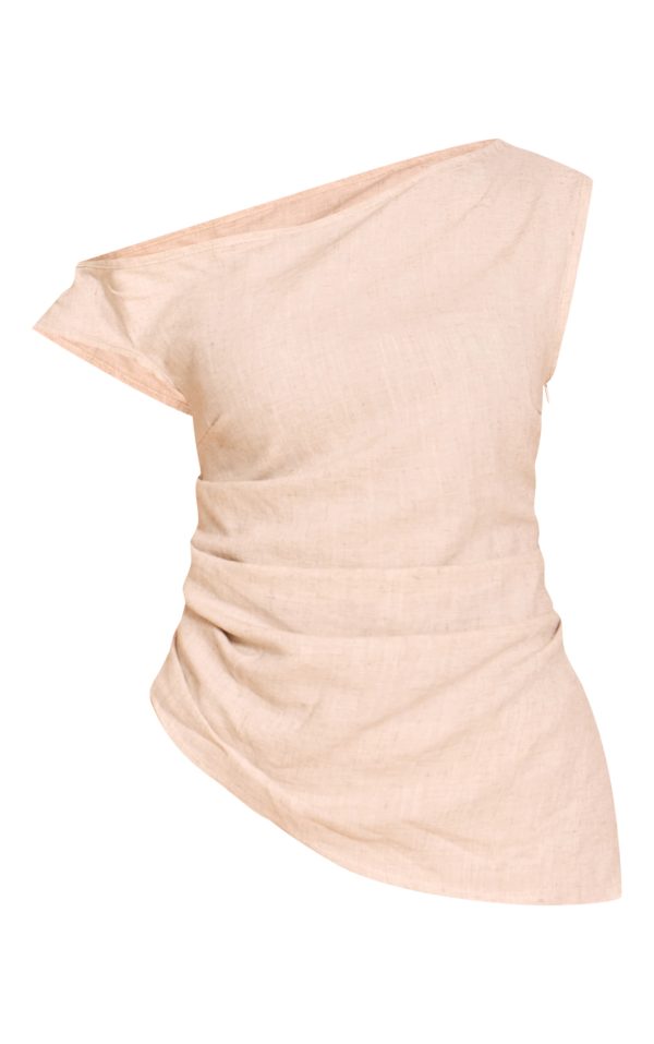 f575d3857dbb658d9c6d3b751faef8dd5f70037e_CNN2971_5_petite_sand_lightweight_linen_look_woven_one_shoulder_asymmetric_top