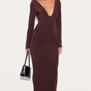 feb5e20bda7160b0e0f7a11a2aded3c2226f3056_CNM8008_1_deep_chocolate_double_layer_deep_plunge_maxi_dress